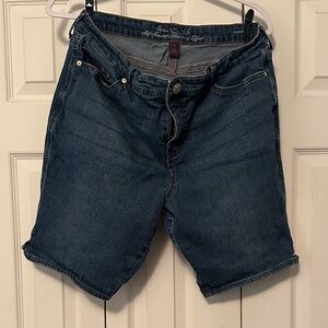 Gloria Vanderbilt Blue Denim Women's Shorts